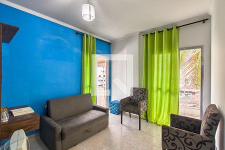 sala de apartamento para alugar com 1 quarto, 57m² em Aviação, Praia Grande