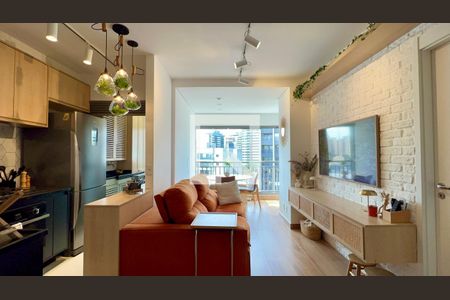 Sala de apartamento à venda com 1 quarto, 47m² em Vila Anglo Brasileira, São Paulo