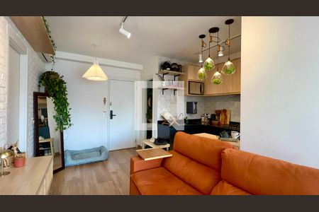 Sala de apartamento à venda com 1 quarto, 47m² em Vila Anglo Brasileira, São Paulo