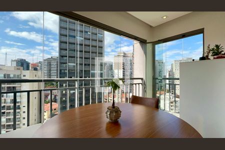 Varanda de apartamento à venda com 1 quarto, 47m² em Vila Anglo Brasileira, São Paulo
