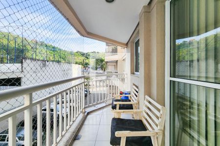 Varanda  de apartamento para alugar com 2 quartos, 48m² em São Francisco Xavier, Rio de Janeiro