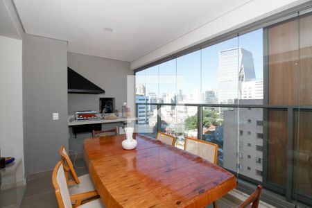 Varanda da Sala e Cozinha de apartamento à venda com 2 quartos, 85m² em Pinheiros, São Paulo