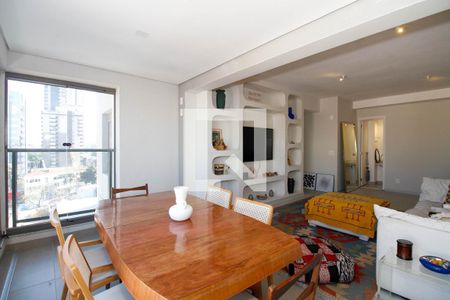 Varanda da Sala e Cozinha de apartamento à venda com 2 quartos, 85m² em Pinheiros, São Paulo