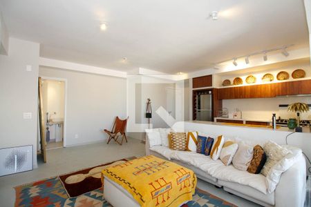 Sala e Cozinha de apartamento à venda com 2 quartos, 85m² em Pinheiros, São Paulo