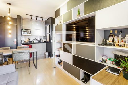Sala de apartamento à venda com 1 quarto, 33m² em Chácara Itaim, São Paulo
