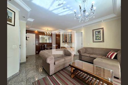 Sala de apartamento para alugar com 3 quartos, 110m² em Indianópolis, São Paulo