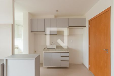 Sala/Cozinha de apartamento para alugar com 2 quartos, 39m² em Fátima, Canoas