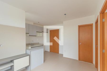 Sala/Cozinha de apartamento para alugar com 2 quartos, 39m² em Fátima, Canoas