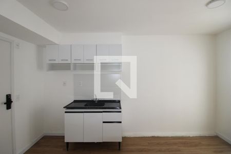 Sala / Cozinha de apartamento para alugar com 1 quarto, 26m² em Parada Xv de Novembro, São Paulo