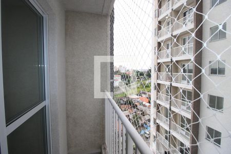 Sala / Cozinha - Varanda de apartamento para alugar com 1 quarto, 26m² em Parada Xv de Novembro, São Paulo