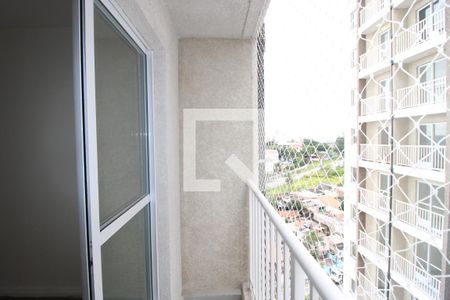 Sala / Cozinha - Varanda de apartamento para alugar com 1 quarto, 26m² em Parada Xv de Novembro, São Paulo