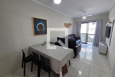Sala de apartamento para alugar com 1 quarto, 60m² em Vila Tupi, Praia Grande
