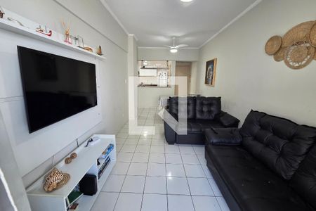 Sala de apartamento para alugar com 1 quarto, 60m² em Vila Tupi, Praia Grande