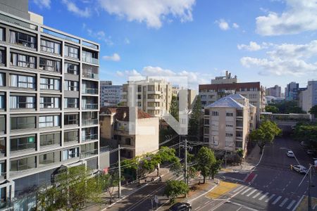 Sala _Vista  de apartamento para alugar com 3 quartos, 119m² em Centro Histórico, Porto Alegre