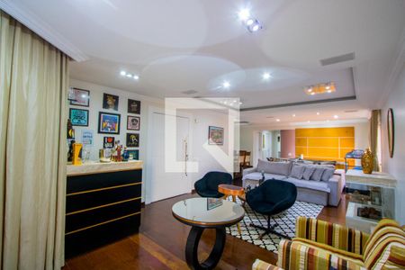 Sala de estar de apartamento à venda com 4 quartos, 312m² em Jardim, Santo André