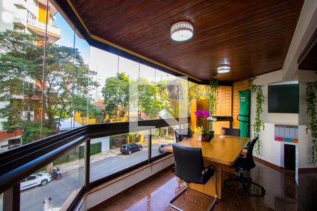Varanda da sala de estar de apartamento à venda com 4 quartos, 312m² em Jardim, Santo André