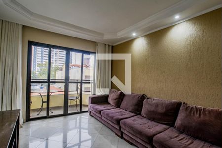 Sala de apartamento para alugar com 3 quartos, 106m² em Campestre, Santo André