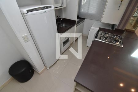 Sala/Cozinha de apartamento à venda com 1 quarto, 57m² em Bigorrilho, Curitiba