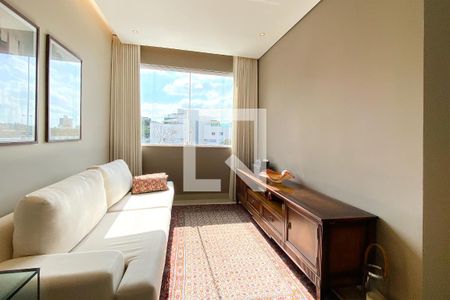Sala de apartamento à venda com 3 quartos, 80m² em Jardim America, Belo Horizonte