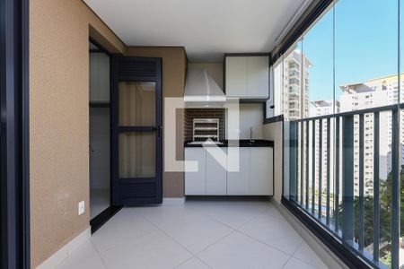 Varanda da Sala de apartamento para alugar com 2 quartos, 61m² em Vila Andrade, São Paulo