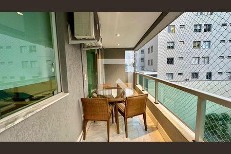 Varanda  de apartamento à venda com 3 quartos, 105m² em Funcionários, Belo Horizonte