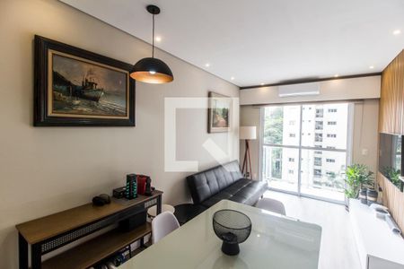Sala  de apartamento à venda com 1 quarto, 50m² em Alphaville Industrial, Barueri