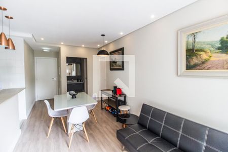Sala  de apartamento à venda com 1 quarto, 50m² em Alphaville Industrial, Barueri