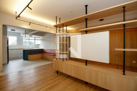 Ambientes Integrados (Sala de Estar, Jantar e Cozinha) de apartamento para alugar com 2 quartos, 87m² em Jardim Paulistano, São Paulo