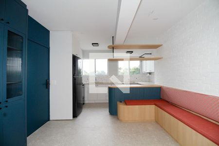 Ambientes Integrados (Sala de Estar, Jantar e Cozinha) de apartamento para alugar com 2 quartos, 87m² em Jardim Paulistano, São Paulo