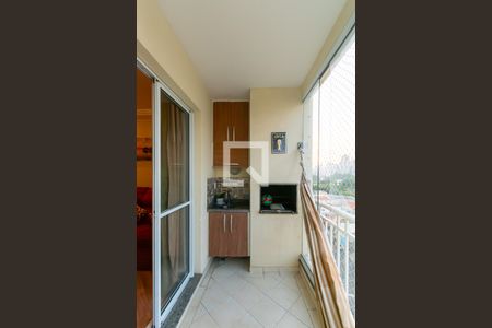 Varanda gourmet - Churrasqueira de apartamento à venda com 3 quartos, 75m² em Vila Invernada, São Paulo