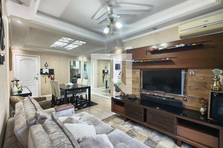 sala de apartamento para alugar com 2 quartos, 130m² em Vila Assuncao, Praia Grande