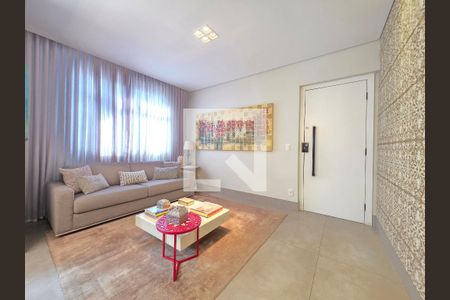 Sala  de apartamento à venda com 4 quartos, 270m² em Coracao de Jesus, Belo Horizonte