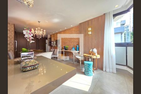 Sala  de apartamento à venda com 4 quartos, 270m² em Coracao de Jesus, Belo Horizonte