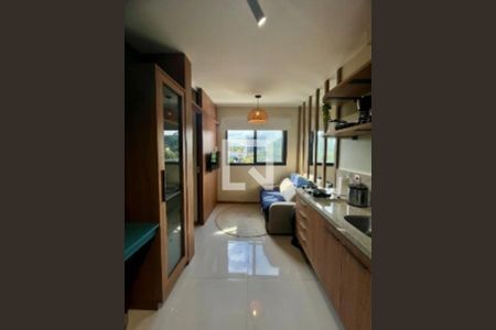 Cozinha de apartamento para alugar com 1 quarto, 22m² em Ondina, Salvador