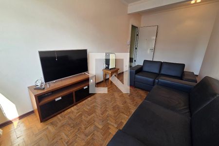 Sala de apartamento para alugar com 1 quarto, 60m² em Boqueirão, Praia Grande