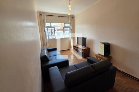Sala de apartamento para alugar com 1 quarto, 60m² em Boqueirão, Praia Grande