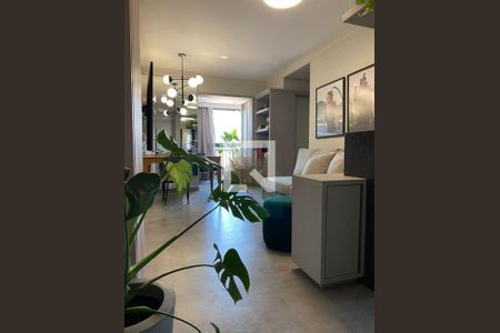 Sala de apartamento para alugar com 2 quartos, 66m² em Barreiros, São José