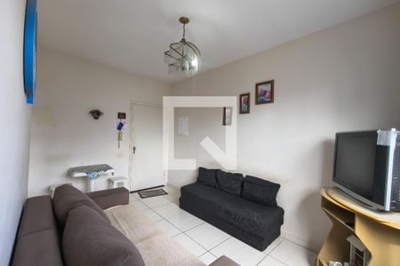 Sala de apartamento para alugar com 1 quarto, 54m² em Nova Mirim, Praia Grande