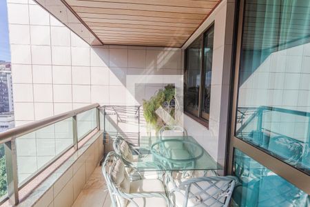 Varanda da Sala de apartamento à venda com 4 quartos, 160m² em Funcionários, Belo Horizonte