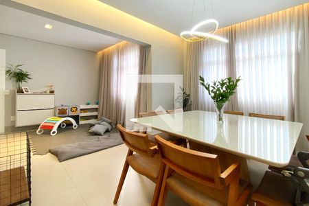 Sala de Jantar de apartamento à venda com 3 quartos, 112m² em Funcionários, Belo Horizonte