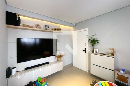 Sala de apartamento à venda com 3 quartos, 112m² em Funcionários, Belo Horizonte