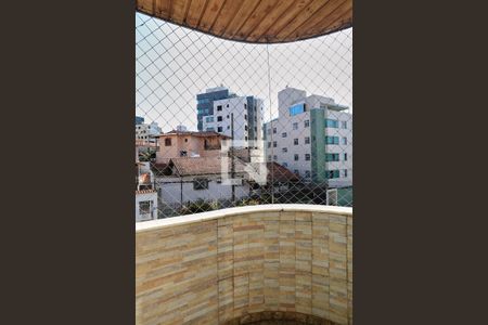Varanda da Sala de apartamento à venda com 4 quartos, 190m² em Palmares, Belo Horizonte