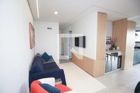Sala de apartamento para alugar com 3 quartos, 73m² em Vila Assunção, Santo André
