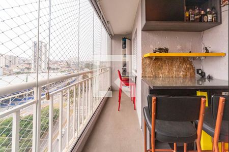 Varanda Gourmet de apartamento à venda com 2 quartos, 80m² em Rudge Ramos, São Bernardo do Campo