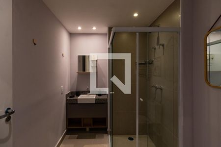 Banheiro de kitnet/studio à venda com 1 quarto, 31m² em Pompeia, São Paulo