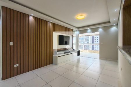 Sala de apartamento para alugar com 3 quartos, 154m² em Guilhermina, Praia Grande