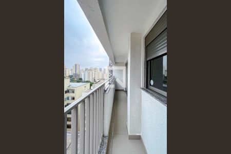 Varanda da Sala de apartamento para alugar com 1 quarto, 30m² em Pompeia, São Paulo