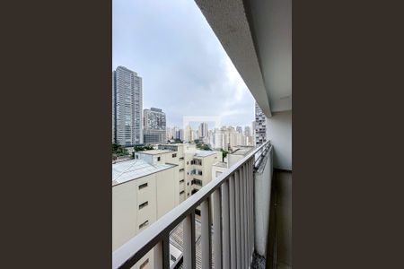 Varanda da Sala de apartamento para alugar com 1 quarto, 30m² em Pompeia, São Paulo