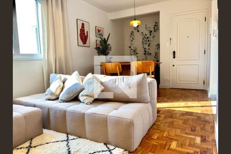 Sala de apartamento à venda com 2 quartos, 65m² em Vila Alexandria, São Paulo