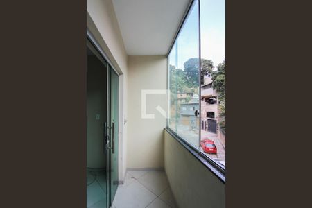 Varanda do Quarto 1 de casa para alugar com 2 quartos, 70m² em Incofindência, Belo Horizonte